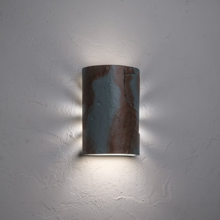 Luxury Lighting Masons Select 10in. High Ceramic Outdoor Wall Light, Grey SL510 GrSl u/d-7